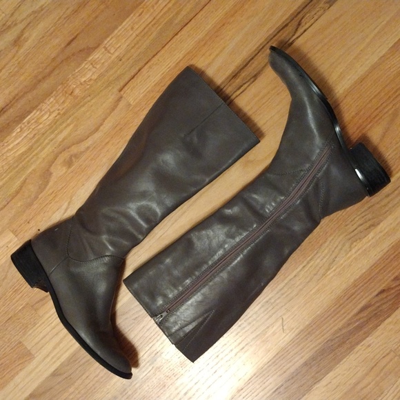 Brazilian Grey Riding Boots Leather - Picture 1 of 9